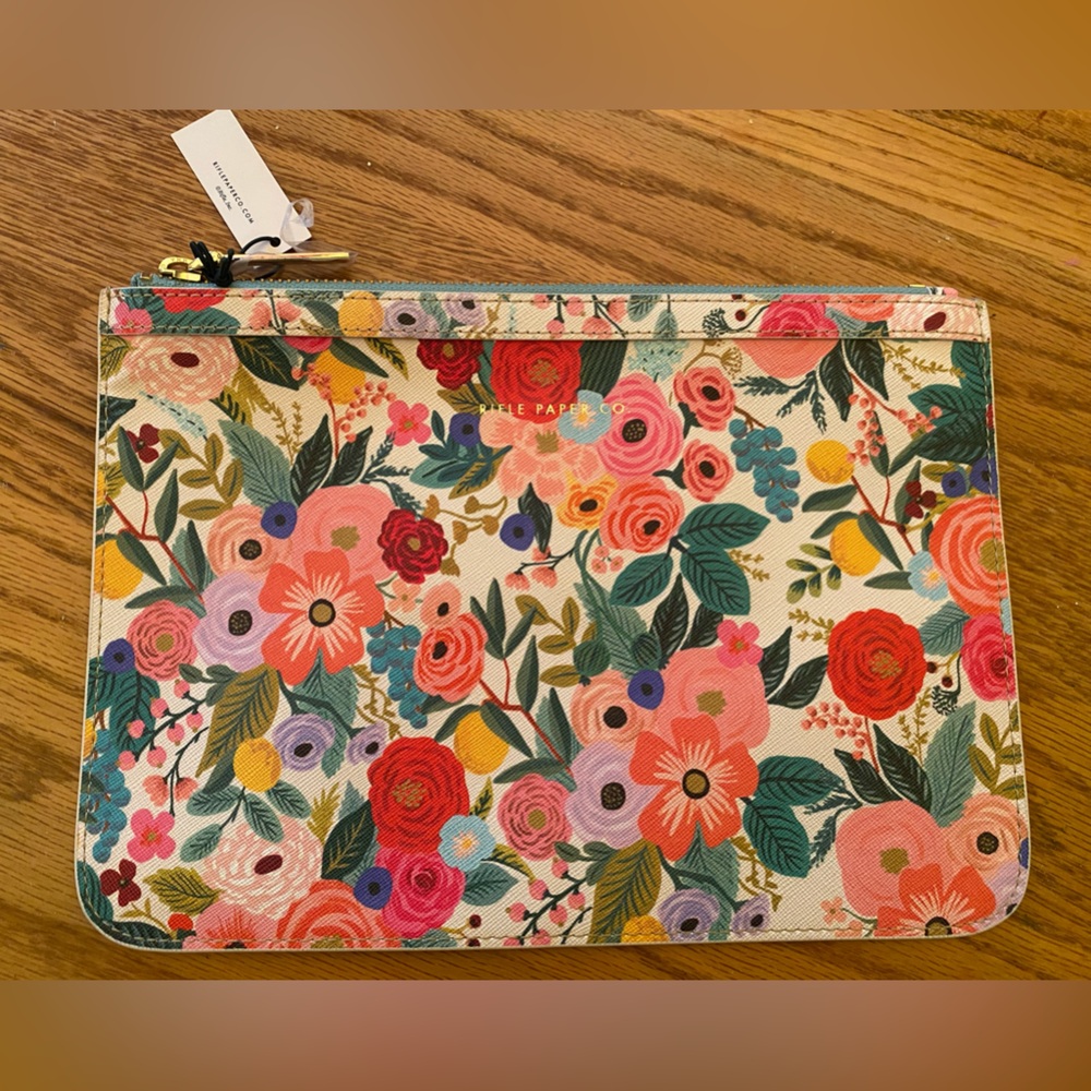 NEW Rifle Paper Co Garden Party Everyday Pouch